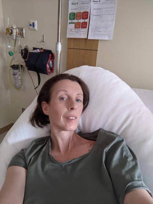 Oxford Mail: Christine Palfrey in hospital (Collect/PA Real Life)